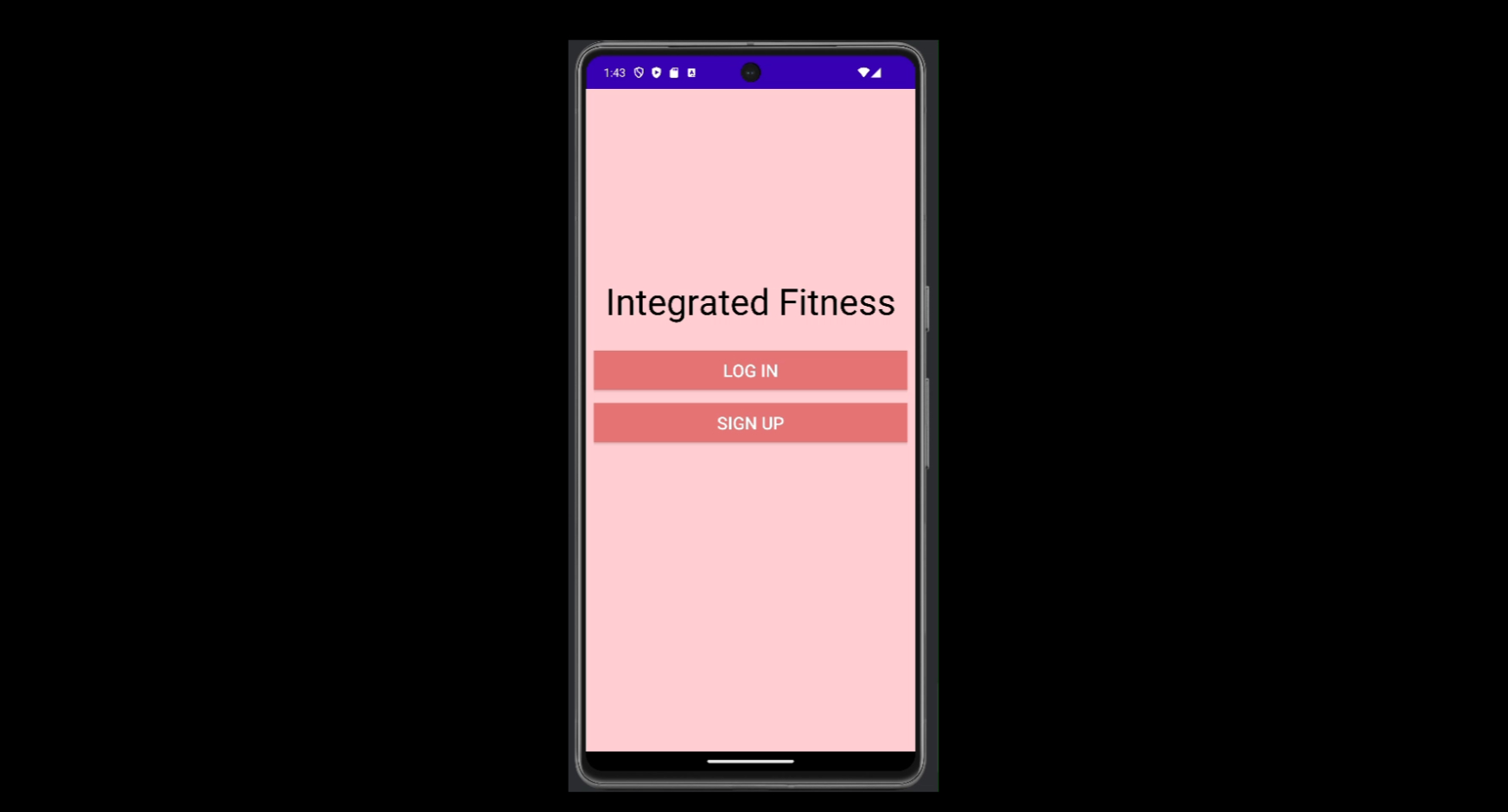 Integrated Fitness App